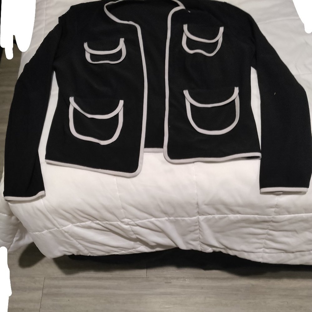 Black and white Jacket